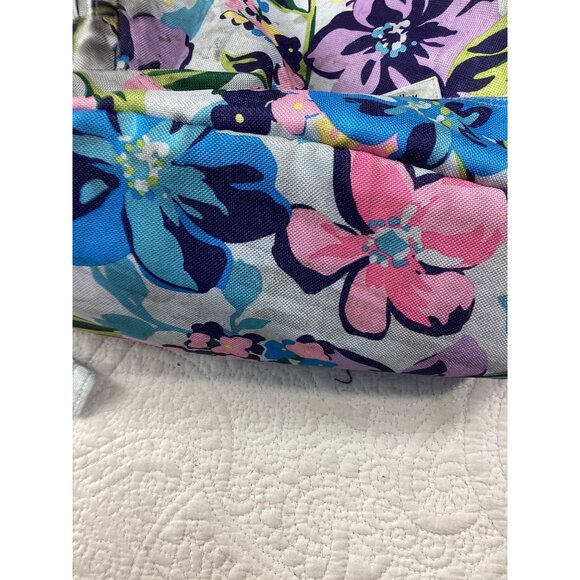 Vera Bradley Floral Backpack With Padded Straps & Zippered Compartments - Picture 6 of 12